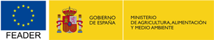 Logo Ministerio de Agricultura, Alimentación y Medio Ambiente + FEADER